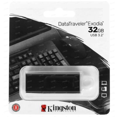 Лот: 20318928. Фото: 1. Флеш-накопитель USB 3.2 32GB Kingston... USB-флеш карты