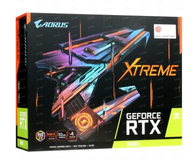 Лот: 17991753. Фото: 1. Aorus geforce RTX 3080 xtreme... Видеокарты