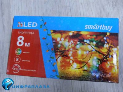 Лот: 18204580. Фото: 1. LED гирлянда Smartbuy с контроллером... Лампочки