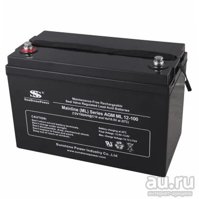 Лот: 13626394. Фото: 1. Аккумулятор тяговый 100Ач AGM... Аккумуляторы