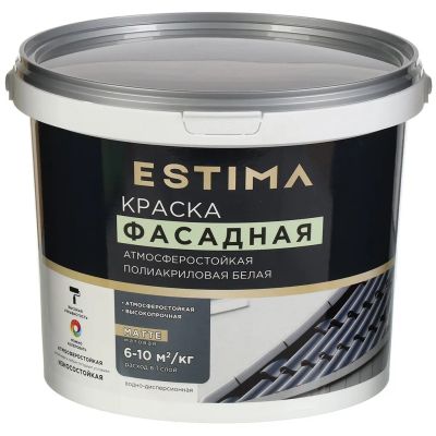 Лот: 25041592. Фото: 1. Краска воднодисперсионная, Estima... Краски, лаки, растворитель