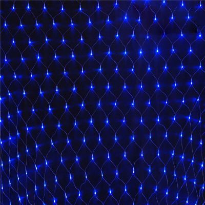 Лот: 16818237. Фото: 1. Гирлянда сетка 2*2 синяя Led240. Гирлянды, шарики, новогодние аксессуары