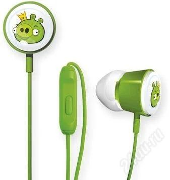 Лот: 2542047. Фото: 1. наушники gear4 angry birds green... Красноярск