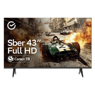 Лот: 25051555. Фото: 1. LED телевизор 43" Sber SDX-43F2139. Телевизоры