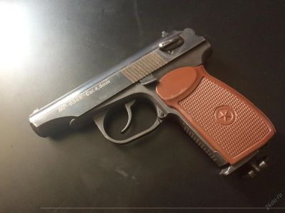 Лот: 5975967. Фото: 1. Пистолет макарова, мр654, с дулом... Пневматическое оружие