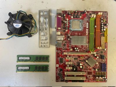 Лот: 20934147. Фото: 1. Материнская плата MSI P35 Neo... Материнские платы
