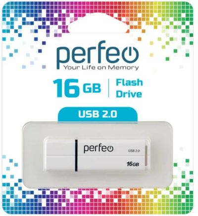 Лот: 24948891. Фото: 1. Флеш-накопитель USB2.0 16Gb Perfeo... USB-флеш карты
