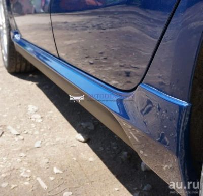 Лот: 14840906. Фото: 1. Накладки "GT" на пороги Kia Rio... Детали тюнинга