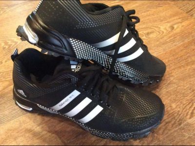 Лот: 10336627. Фото: 1. Кроссовки Adidas marathon black... Кеды, кроссовки, слипоны