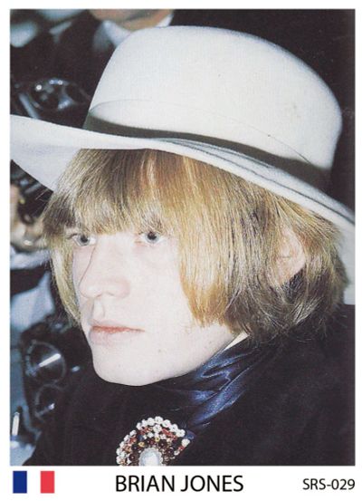 Лот: 10615247. Фото: 1. Rolling Stones Brian Jones коллекционная... Наклейки, фантики, вкладыши