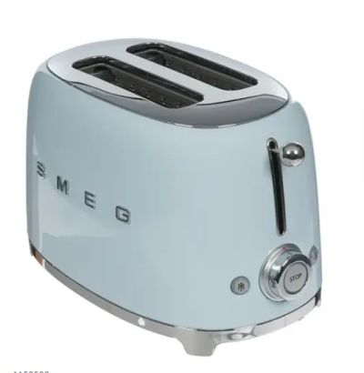 Лот: 20618154. Фото: 1. Тостер Smeg TSF01PBEU голубой. Разное
