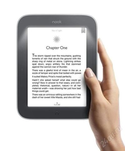 Лот: 1854828. Фото: 1. Nook Simple Touch with GlowLight... Электронные книги
