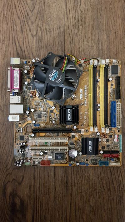 Лот: 15109305. Фото: 1. Материнская плата Asus и процессор... Материнские платы