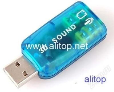 Лот: 1438077. Фото: 1. Звуковая карта USB 2 канала (колонки... Звуковые карты