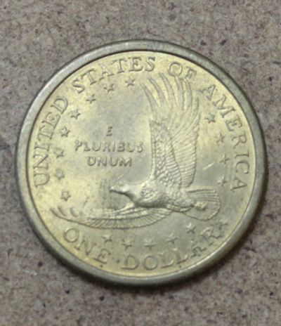 Лот: 22489552. Фото: 1. США 1 доллар 2000 года. Орел... Америка