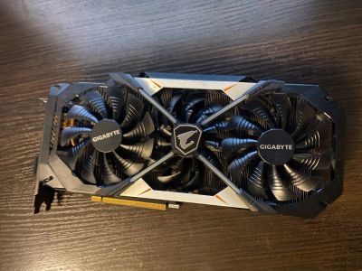 Лот: 19237318. Фото: 1. Видеокарта GTX 1070 Aorus 8GB. Видеокарты