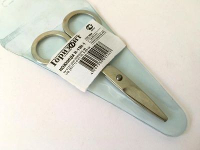 Лот: 6681521. Фото: 1. ✄ Ножницы малые 10 см с круглыми... Ручной инструмент