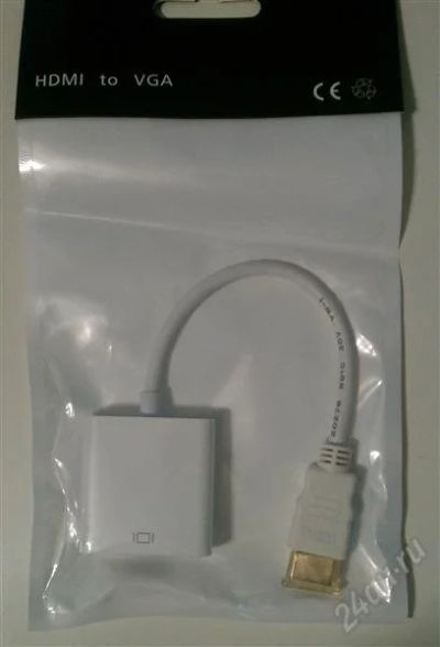 Лот: 2869862. Фото: 1. Кабель HDMI - VGA. Шлейфы, кабели, переходники