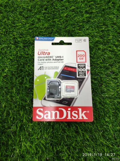 Лот: 13024447. Фото: 1. Карта памяти SanDisk microSD 200Gb... Карты памяти