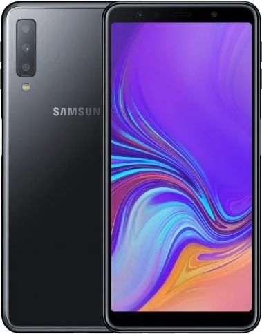 Лот: 12644401. Фото: 1. Samsung Galaxy A7 2018 64GB Черный... Смартфоны