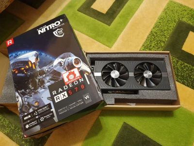 Лот: 15292829. Фото: 1. Sapphire AMD Radeon RX 570 NITRO... Видеокарты