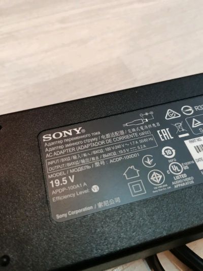 Лот: 20873211. Фото: 1. ACDP-100N01 19v 5.2A tv Sony KDL-48W705C. Запчасти для телевизоров, видеотехники, аудиотехники