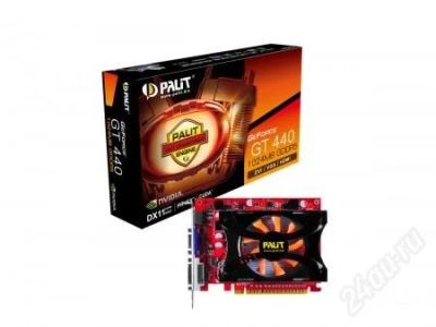 Лот: 1433622. Фото: 1. Видеокарта Palit GT 440. Видеокарты