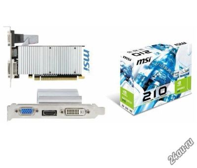 Лот: 5033169. Фото: 1. Новьё MSI GF-210, 512Mb (Turbo... Видеокарты