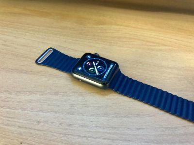 Лот: 13229188. Фото: 1. Apple Watch 3 series 42mm space... Смарт-часы, фитнес-браслеты, аксессуары