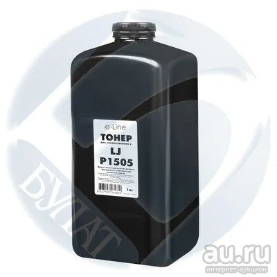 Лот: 18414976. Фото: 1. Тонер HP LJ P1505 банка 1кг e-Line... Картриджи, расходные материалы
