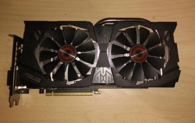 Лот: 8033229. Фото: 1. Видеокарта ASUS STRIX GeForce... Видеокарты