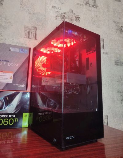 Лот: 25371863. Фото: 1. Игровой компьютер RTX 4060TI/12100f... Компьютеры в сборе