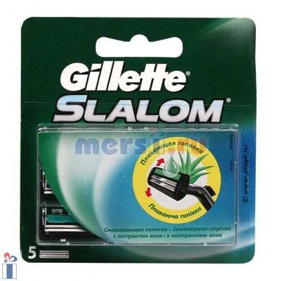 Лот: 3014936. Фото: 1. Gillette SLALOM Кассеты с плавающей... Косметологические, парикмахерские инструменты