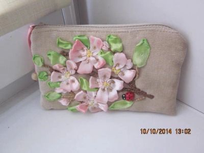 Лот: 4784457. Фото: 1. Чехольчик для сотовых, очков или... Вышивание