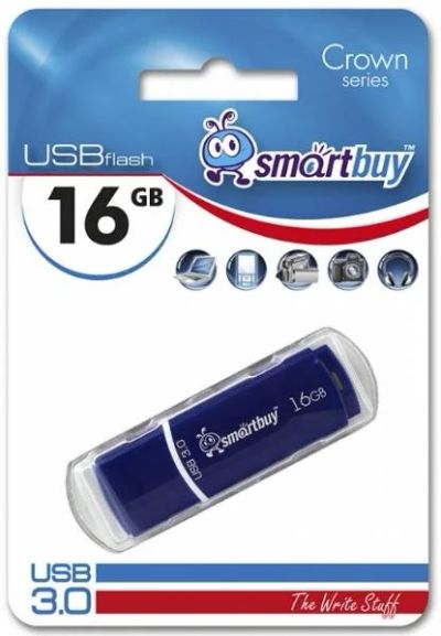 Лот: 4646455. Фото: 1. USB Flash 3.0 16Gb SmartBuy Crown... USB-флеш карты