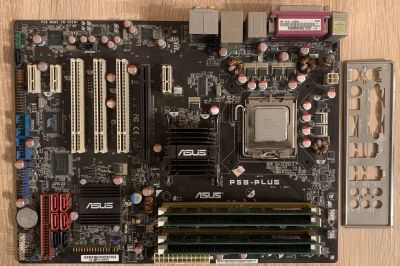Лот: 18003393. Фото: 1. Комплект ASUS P5B-Plus + Core2Duo... Комплекты запчастей