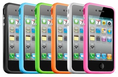 Лот: 3851455. Фото: 1. Бампера на iPhone 4 4s 5 5s цвета... Чехлы, бамперы