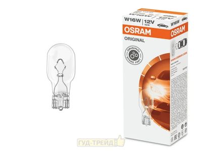 Лот: 22466581. Фото: 1. Лампа автомобильная Osram W16W... Оптика и освещение