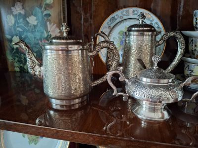 Лот: 25578637. Фото: 1. сервиз кофейник, чайник, сахарница... Предметы интерьера и быта