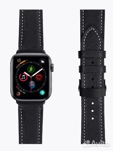 Лот: 21235705. Фото: 1. Ремешок Apple Watch 44мм черный... Ремешки, браслеты
