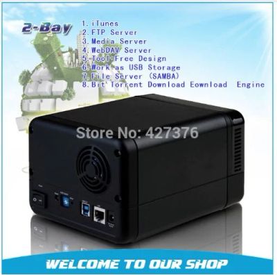 Лот: 10934284. Фото: 1. NAS-G200 2-Bay Gigabit NAS DAS... Другое (сетевые устройства)