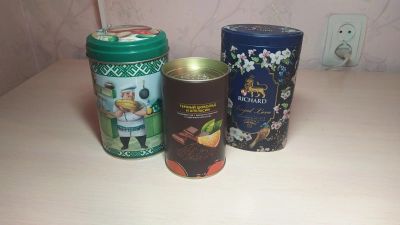 Лот: 17945113. Фото: 1. Железные банки 1. Много лотов... Контейнеры, банки
