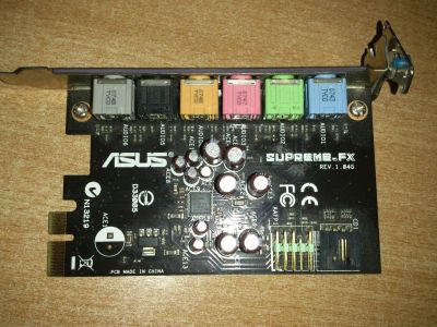 Лот: 5625713. Фото: 1. Звуковая карта Sound card PCI-E... Звуковые карты