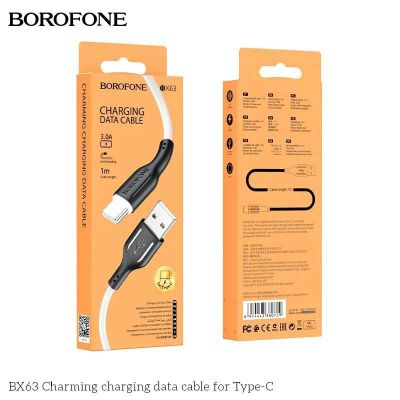Лот: 22146528. Фото: 1. Кабель BOROFONE TYPE-C BX-63 1m... Дата-кабели, переходники