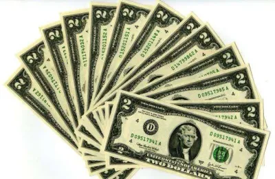 Лот: 8599991. Фото: 1. 2 доллара США! На удачу! Оригинал... Америка
