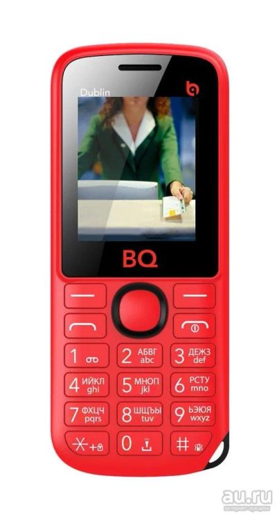 Лот: 8656370. Фото: 1. Сотовый BQ BQM-1818 Dublin Red... Кнопочные мобильные телефоны