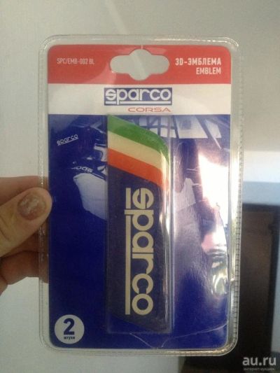 Лот: 9485758. Фото: 1. Эмблема с логотипом "Sparco... Другое (оснащение, оборудование, аксессуары)