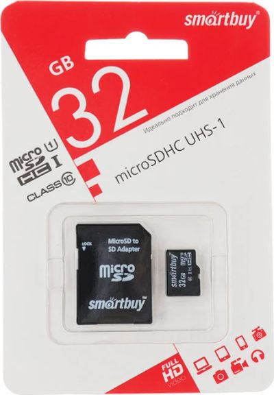 Лот: 16372754. Фото: 1. Flash-карта MICRO SD 32Gb Smart... Карты памяти