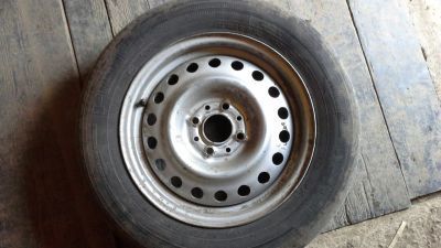 Лот: 6216315. Фото: 1. Колесо r14 диск 4х98, резина 185... Шины на дисках