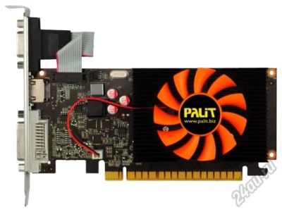Лот: 5890657. Фото: 1. Palit GeForce GT 620 700Mhz PCI-E... Видеокарты